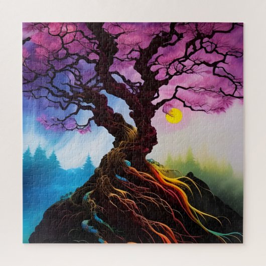 Puzzle Fleur de cerisiers Arbre de vie (Vertical)