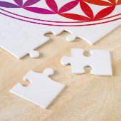 Puzzle Fleur de Chakra de grille de la vie (Côté)