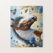 Puzzle Fleur de Cheval Blanc (Vertical)