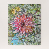 PUZZLE FLEUR DE DAHLIA (Vertical)