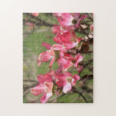 Puzzle Fleur de Dogwood rose fleuris Photo Peinture (Vertical)