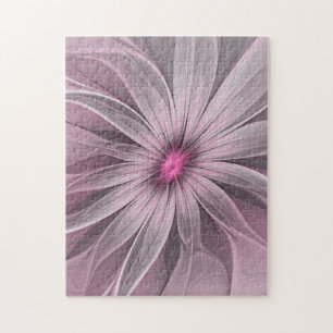 Puzzle Fleur de fantaisie abstraite fleur de prunier art