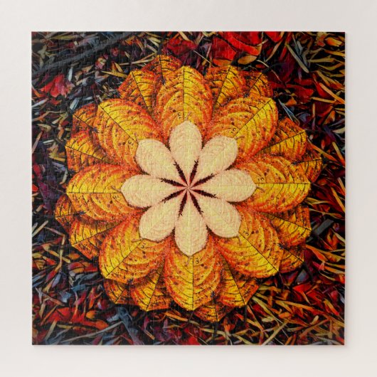Puzzle Fleur de feuille (Vertical)