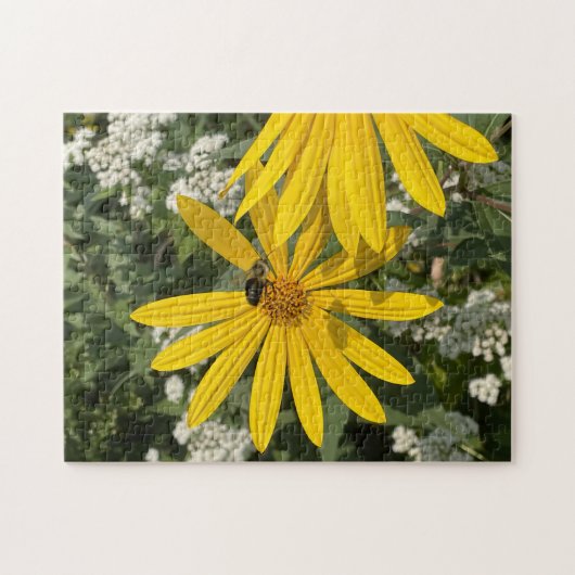Puzzle Fleur de Jérusalem avec abeille (Horizontal)