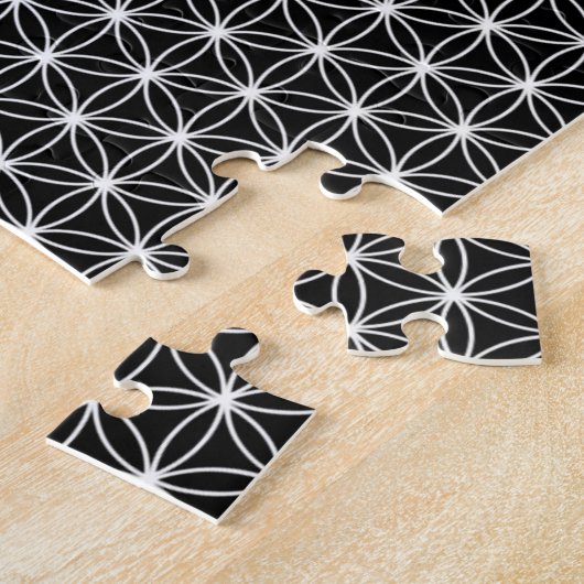 Puzzle Fleur de la géométrie sacrée de la vie (Côté)