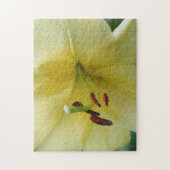 Puzzle Fleur de lily jaune de près  (Vertical)