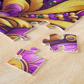 Puzzle fleur de lis (Côté)