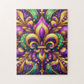 Puzzle fleur de lis (Vertical)