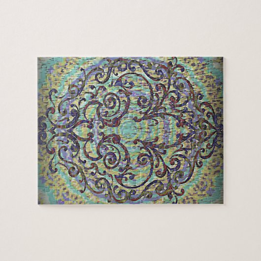 Puzzle Fleur de lis (Horizontal)