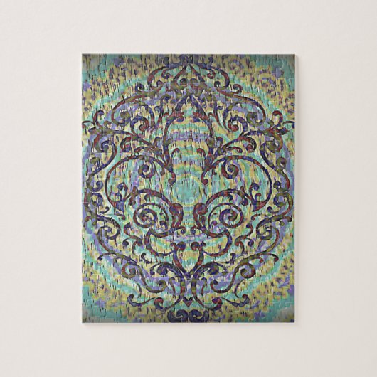 Puzzle Fleur de lis (Vertical)