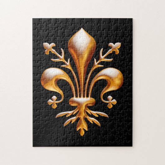 Puzzle Fleur de Lis (de Lys) (Vertical)