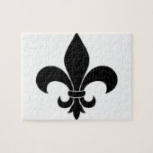 Puzzle Fleur de lis motif (Horizontal)
