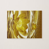 Puzzle Fleur de lotus dorées (Horizontal)