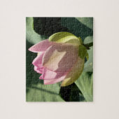 Puzzle Fleur de Lotus rose florissante été (Vertical)