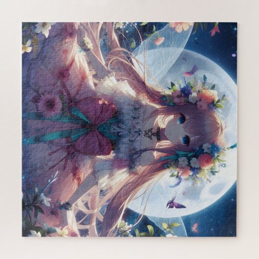 Puzzle Fleur de lune d'Anime (Horizontal)
