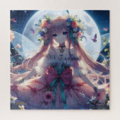 Puzzle Fleur de lune d'Anime (Vertical)