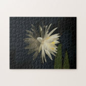 Puzzle Fleur de Lys Blanche Personnalisé (Horizontal)