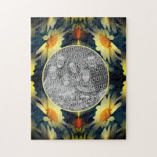 Puzzle Fleur de marguerite jaune Abstrait Créer votre pro