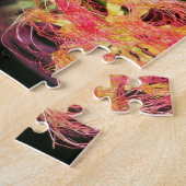 Puzzle Fleur de Mimosa rose (Côté)