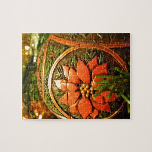 Puzzle Fleur de Noël (Horizontal)