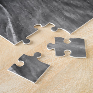 Puzzle Fleur de porche / Noir et blanc /