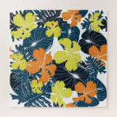 Puzzle Fleur de printemps : Vintage texture florale (Horizontal)