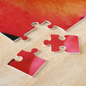 Puzzle Fleur de rose orange (Côté)