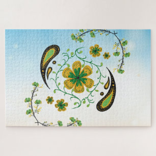 Puzzle Fleur de Taiji unifiée – Fleurs paisibles de Taiji