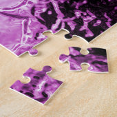 Puzzle Fleur de verre violet (Côté)