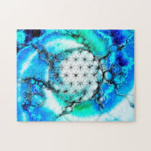 Puzzle Fleur De Vie - Façons Colorées 2 (Horizontal)