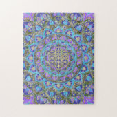 Puzzle Fleur De Vie - Mandala India Style 2 (Vertical)