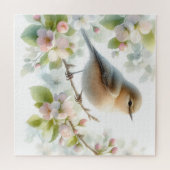 Puzzle Fleur d'eau de cerisier de printemps aquarelle (Horizontal)