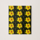 Puzzle Fleur d'Hibiscus jaune (Vertical)