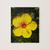 Puzzle Fleur d'Hibiscus jaune (Vertical)