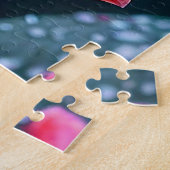 Puzzle Fleur d'orchidée rouge (Côté)