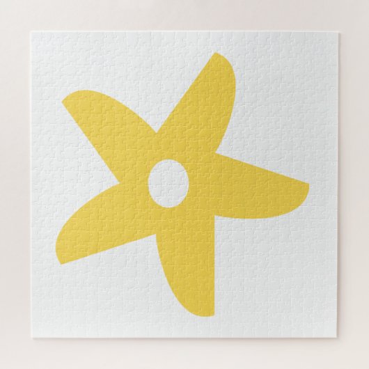 Puzzle Fleur drôle (Horizontal)