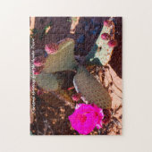 Puzzle Fleur du désert Nevada.voeux de Noël (Vertical)