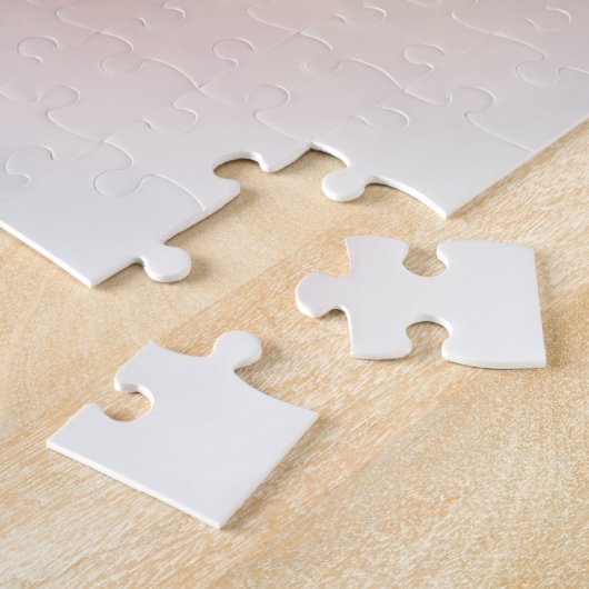 Puzzle Fleur en pastel rose molle (Côté)