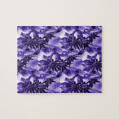 Puzzle Fleur en violet... (Horizontal)