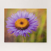 Puzzle Fleur et insectes violets (Horizontal)