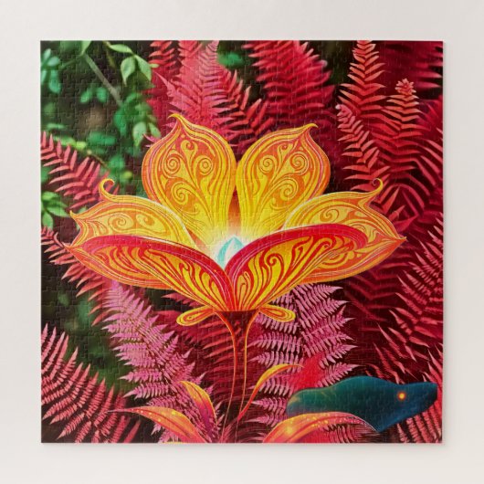 Puzzle Fleur fantastique (Vertical)