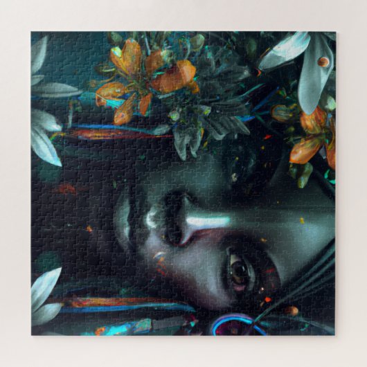 Puzzle Fleur fille 2 (Horizontal)