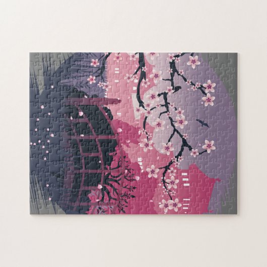 Puzzle Fleur foncée (Horizontal)