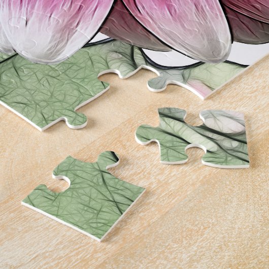 Puzzle Fleur - Gerbera Rose Daisy (Côté)