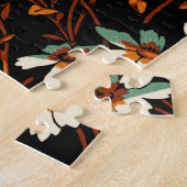 Puzzle Fleur gothique Motif Fleur esthétique transparente (Côté)