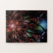 Puzzle Fleur imaginaire fractale douce et tendresse (Horizontal)