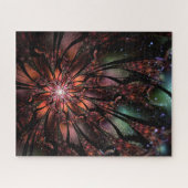 Puzzle Fleur imaginaire fractale douce et tendresse (Horizontal)