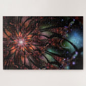 Puzzle Fleur imaginaire fractale douce et tendresse (Horizontal)