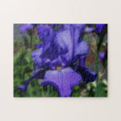Puzzle Fleur Iris Bleue (Horizontal)
