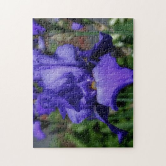 Puzzle Fleur Iris Bleue (Vertical)